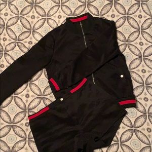 Gently used 2 piece shorts and jacket